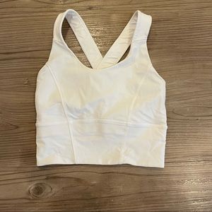 Lululemon cropped tank / long line sports bra
